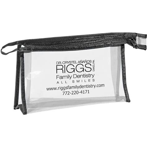 promotional amenity bags with organizer pockets